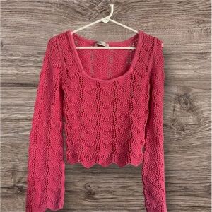 Hollister Women’s cropped sweater Size S EUC